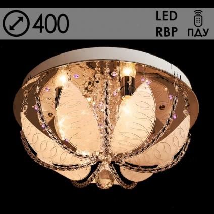 Люстра 55650/400 CR хром 4х40W E14 LED-RBP ПДУ d400 h210, 24